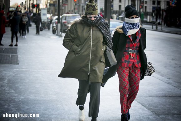 紐約時裝周街拍 冬日時尚人女性御寒穿搭 -  itrip.net.cn