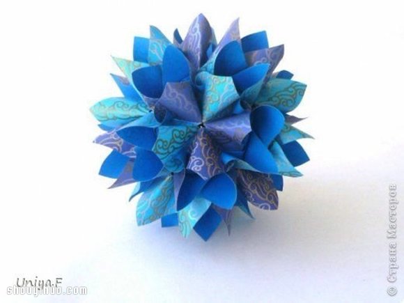 美輪美奐的手工折紙花球作品欣賞(三) -  itrip.net.cn