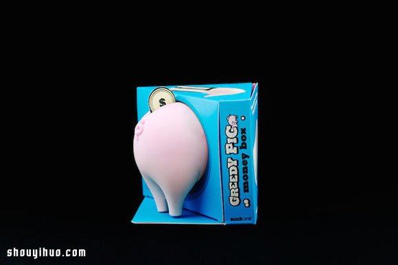 Greedy Pig 可愛粉紅豬屁股存錢罐 -  itrip.net.cn