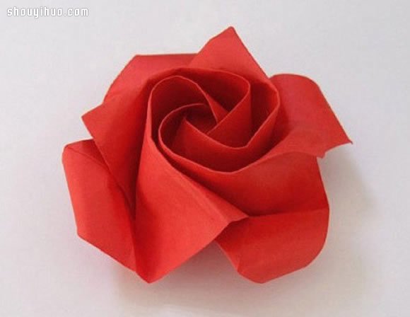 簡(jiǎn)單玫瑰花的折法 手工折紙玫瑰花折法圖解 -  itrip.net.cn