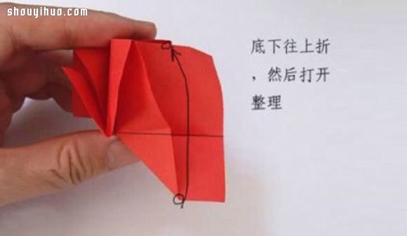 簡(jiǎn)單玫瑰花的折法 手工折紙玫瑰花折法圖解 -  itrip.net.cn