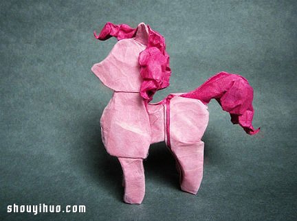 折紙小馬駒的折法 手工折紙馬兒圖解教程 -  itrip.net.cn
