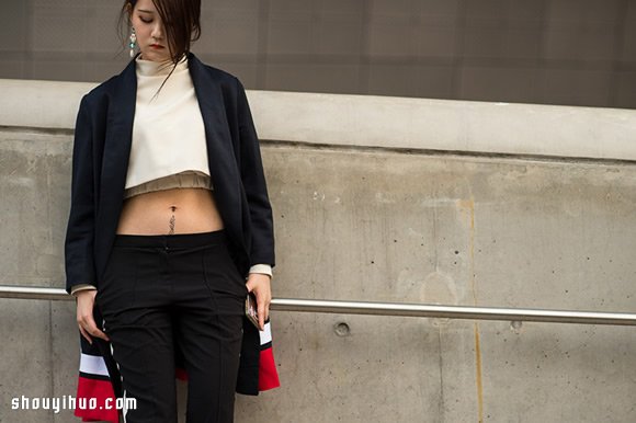 大膽繽紛撞色的時尚 2015首爾時裝周街拍 -  itrip.net.cn