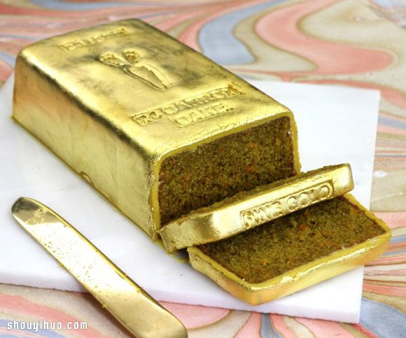 24K土豪金蛋糕做法 不是土豪也能吃得起！ -  itrip.net.cn