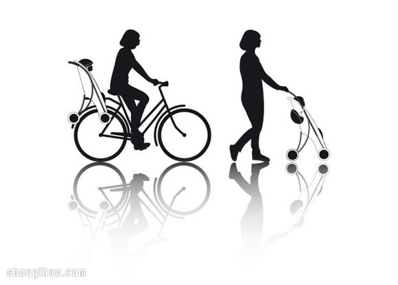 結(jié)合腳踏車后座與嬰兒推車的 P?hoj! -  itrip.net.cn