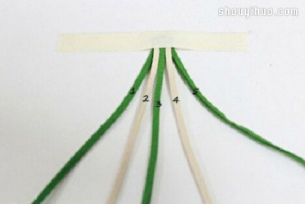 簡(jiǎn)單五股皮繩編織手鏈?zhǔn)骤C的制作方法圖解 -  itrip.net.cn