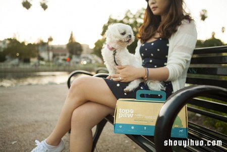 Top Paw攜帶式飼料盒 遛狗時(shí)的好幫手! -  itrip.net.cn