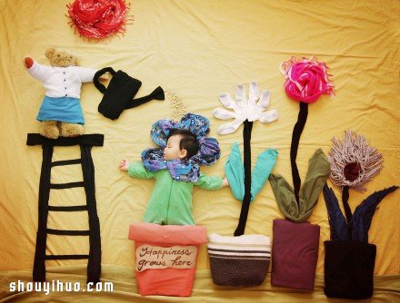用衣服等DIY魔幻場景 給兒子拍出趣味照片 -  itrip.net.cn