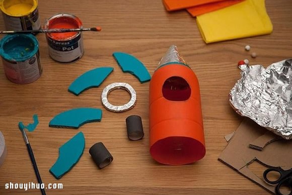 兒童玩具航天飛機的制作方法圖解教程 -  itrip.net.cn