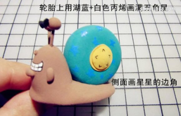 海賊王電話蟲蝸牛粘土制作圖解教程 -  itrip.net.cn