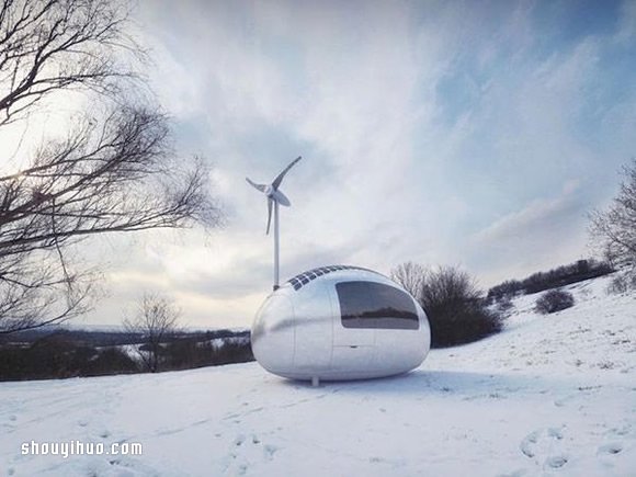 蛋形小屋 Ecocapsule 完全使用再生能源！ -  itrip.net.cn