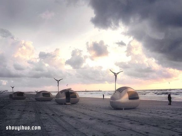蛋形小屋 Ecocapsule 完全使用再生能源！ -  itrip.net.cn