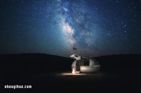蛋形小屋 Ecocapsule 完全使用再生能源！ -  itrip.net.cn