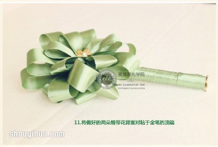 森系花朵簽到筆DIY手工制作圖解教程 -  itrip.net.cn