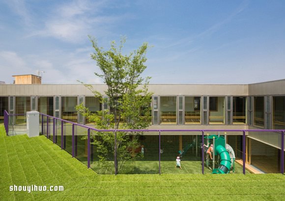 有草皮廣場的幼兒園 讓孩子們盡情跑跳蹦！ -  itrip.net.cn