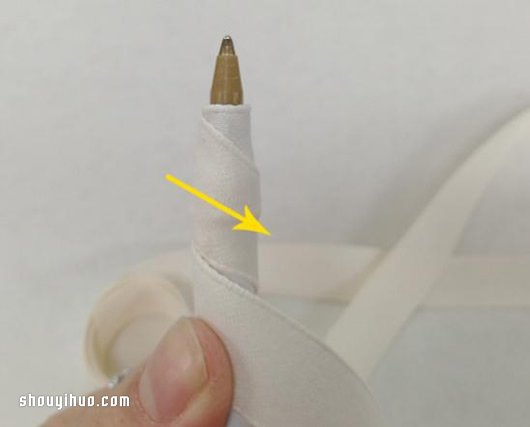 不織布手工制作漂亮婚禮簽到筆的方法圖解 -  itrip.net.cn