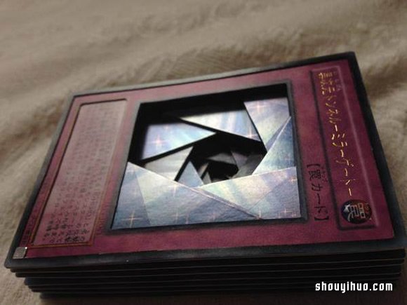 Shadow box 概念立體游戲王卡紙雕藝術 -  itrip.net.cn