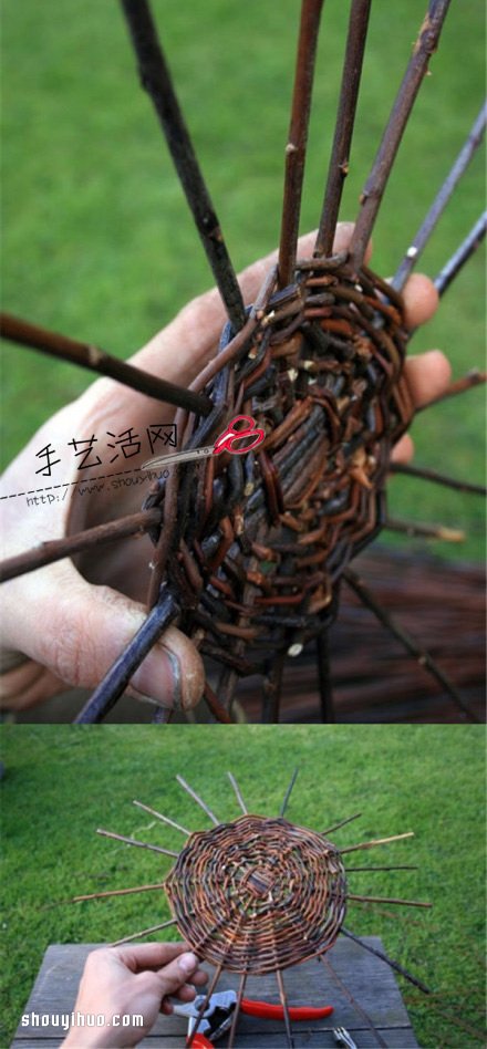 藤編籃子的方法 純手工編織籃子的步驟圖解 -  itrip.net.cn