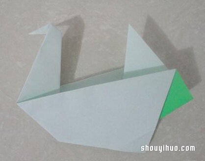 折紙水鳥(niǎo)的方法圖解 手工水鳥(niǎo)的折法教程 -  itrip.net.cn