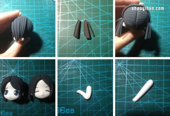 可愛女生《劍靈》秦夕顏粘土人偶DIY制作 -  itrip.net.cn