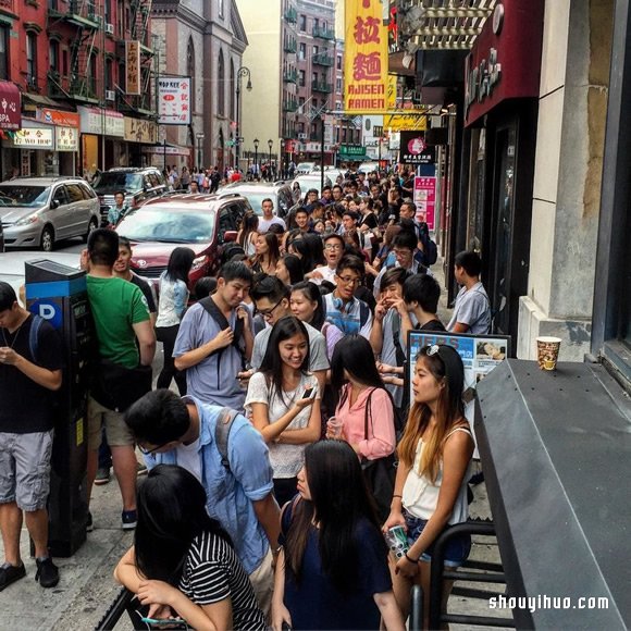 紐約唐人街的卷卷冰淇淋，排長龍才吃得到 -  itrip.net.cn