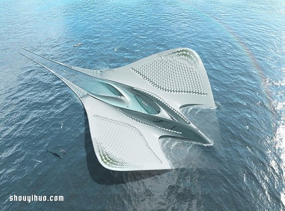 人類的未來(lái)？能乘載7000人的蝠鲼外形海上城市 -  itrip.net.cn