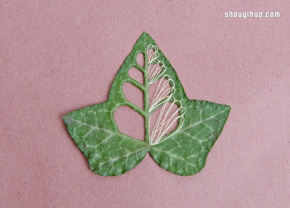落葉上的美麗刺繡 下次路上不妨拾起一片落葉帶回家 -  itrip.net.cn