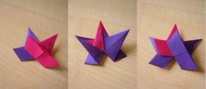 折紙立體星星的方法 手工立體星星的折法圖解 -  itrip.net.cn