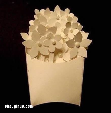 手工剪紙花DIY制作立體裝飾畫的方法教程 -  itrip.net.cn