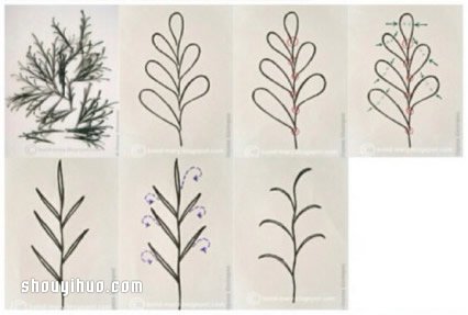 衍紙畫制作方法教程 手工衍紙立體畫DIY圖解 -  itrip.net.cn