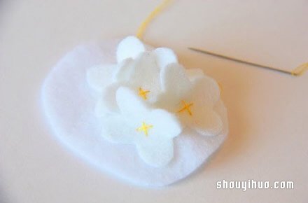 布藝花朵發(fā)帶發(fā)卡制作 韓式帶花發(fā)帶發(fā)卡DIY -  itrip.net.cn