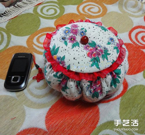 布藝南瓜收納籃的DIY制作方法詳細(xì)圖解教程 -  itrip.net.cn