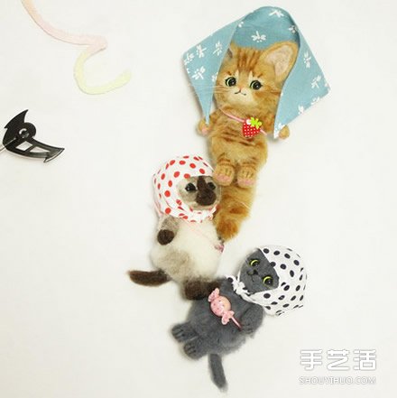 純手工制作羊毛氈貓咪玩偶 哪只最投你緣呢？ -  itrip.net.cn