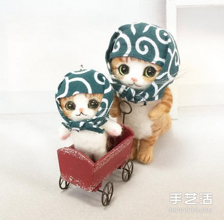 純手工制作羊毛氈貓咪玩偶 哪只最投你緣呢？ -  itrip.net.cn