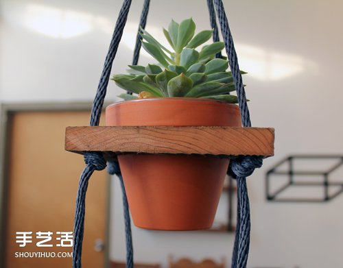 多層花盆掛架diy制作 可懸掛花盆架制作教程 -  itrip.net.cn
