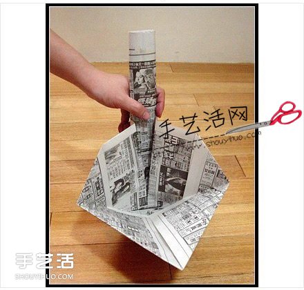 簸箕的折法圖解 廢舊報紙折簸箕的方法教程 -  itrip.net.cn