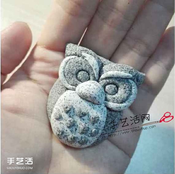 粘土貓頭鷹DIY手工制作圖解教程 雕塑感十足 -  itrip.net.cn