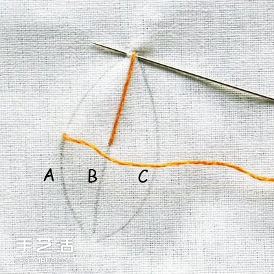 繡樹葉的方法步驟圖 樹葉手工刺繡圖解教程 -  itrip.net.cn