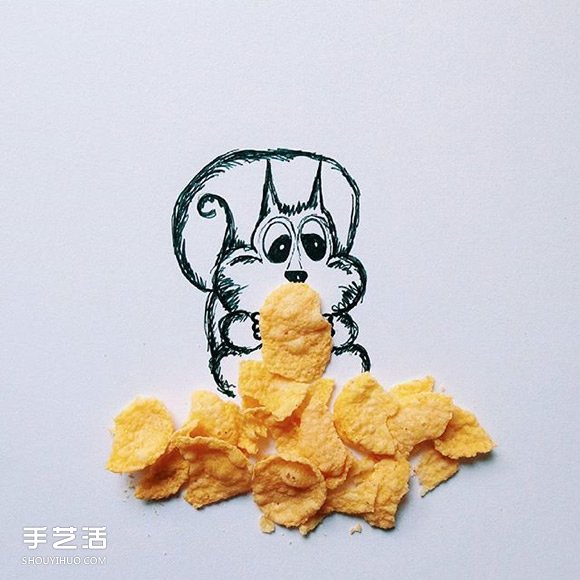小時候最愛的零食創(chuàng)意DIY 令人驚喜的逗趣插畫 -  itrip.net.cn