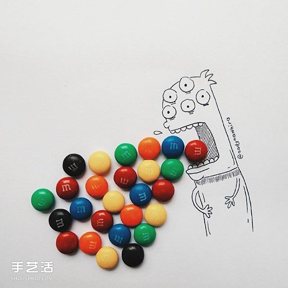 小時候最愛的零食創(chuàng)意DIY 令人驚喜的逗趣插畫 -  itrip.net.cn