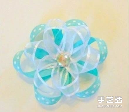 緞帶花制作DIY教程 緞帶花朵的做法圖解 -  itrip.net.cn