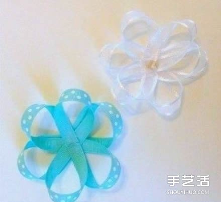 緞帶花制作DIY教程 緞帶花朵的做法圖解 -  itrip.net.cn