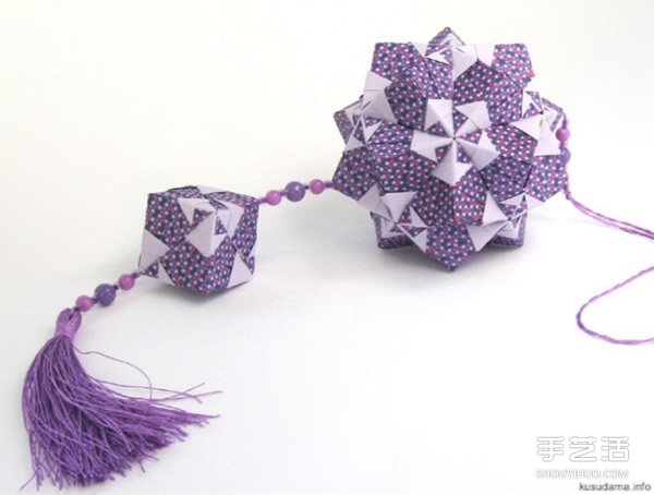 紙花球的折法步驟圖解 手工紙花球的做法教程 -  itrip.net.cn