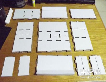 紙箱廢物利用手工制作好用的柜子的過程圖解 -  itrip.net.cn