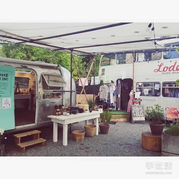 廢舊巴士/貨車改造成商店 外觀上就充滿吸引力 -  itrip.net.cn
