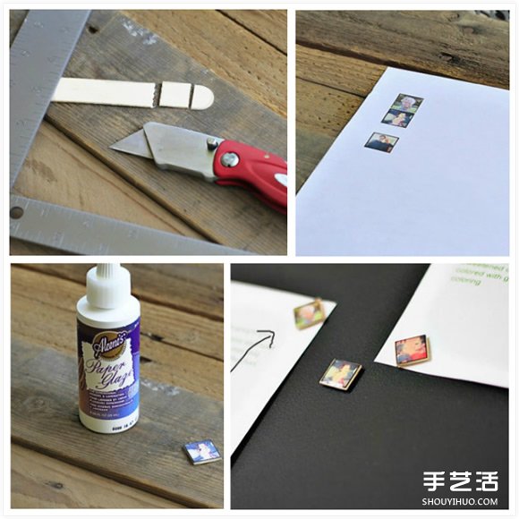 舊物改造方式的照片布置DIY 將家打扮美美的 -  itrip.net.cn