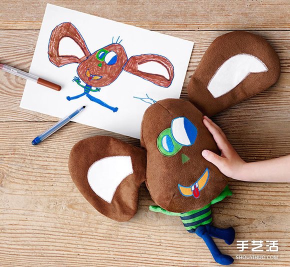 想像成真！IKEA將孩子們的畫制作成毛絨玩具 -  itrip.net.cn
