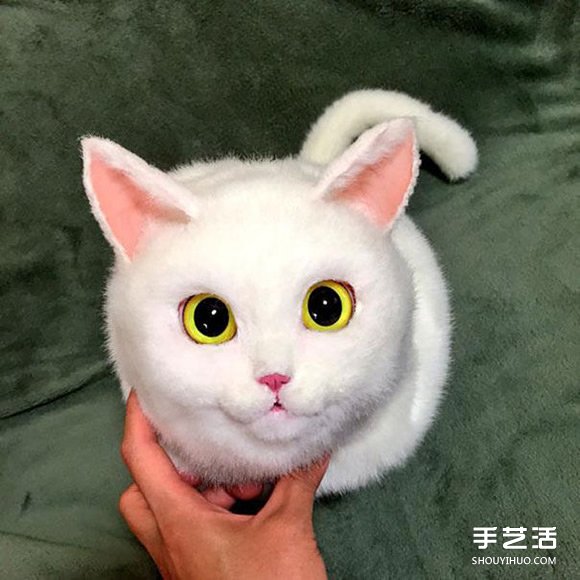 超逼真羊毛氈貓肩包 今天就帶著我的貓出門吧 -  itrip.net.cn