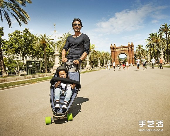 Longboardstroller 滑版兒童推車設計 -  itrip.net.cn