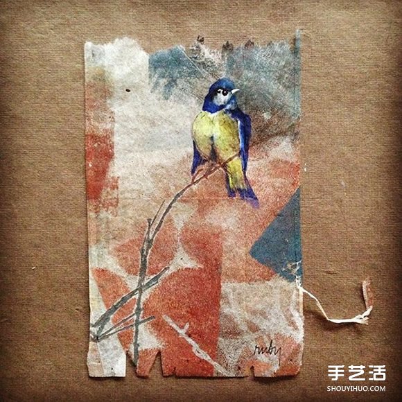 變廢為寶：藝術(shù)家用喝過的茶包當(dāng)畫布寫日記 -  itrip.net.cn